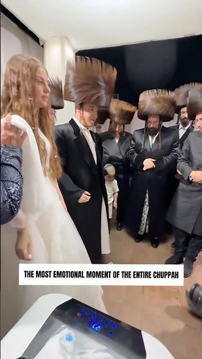 The Most Emotional Moment at This Hasidic Wedding Vid:Hodaya_ws