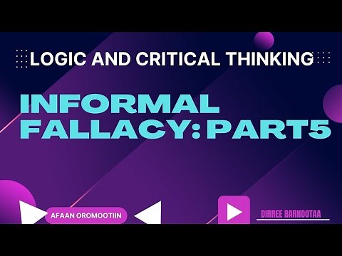 Logic Chapter 5 Part 5. Fallacies of weak Induction (B).