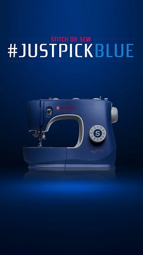 363K views · 178 reactions | Unveiling the M3330 Sewing Machine- where ease meets excellence. This Global icon is exclusively available on Amazon. #JustPickBlue #StitchOrSew #SewingMachine | Singer India | Facebook