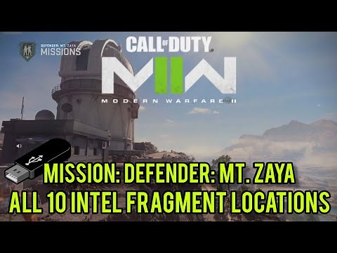 Call of Duty: Modern Warfare 2 | DEFENDER: MT. ZAYA | All 10 Intel Fragment Locations