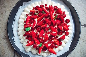 Recette Pavlova aux fruits rouges sur Chefclub daily