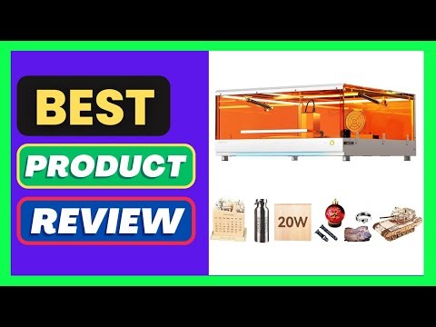 TOOCAA 20W Laser Engraver with Air Assist, Free Software, 22" x 22" Bed
