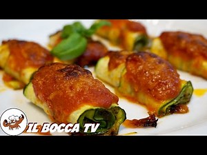 595 - Involtini di zucchine..ricettina sopraffine (secondo/contorno estivo facile veloce e sfizioso)