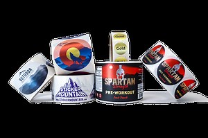 Custom Metallic Labels & Stickers - Sticker Mountain