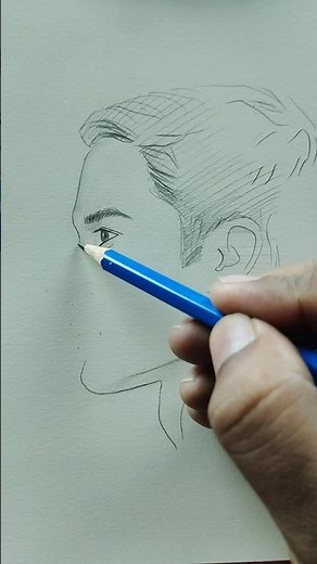cool face drawing tricks #drawing #art #sketch #painting #satisfying