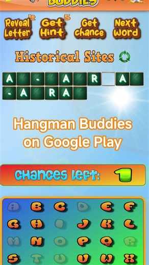 Get Hangman Buddies the first ever multiplayer word guessing game