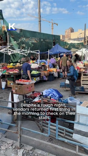 The morning after Russia's missile attack in Kyiv