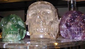 calaveras de cristal o cuarzo - Historia desconocida