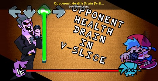 Opponent Health Drain [V-Slice/Base Game] Mod for Friday Night Funkin' | FNF Mods
