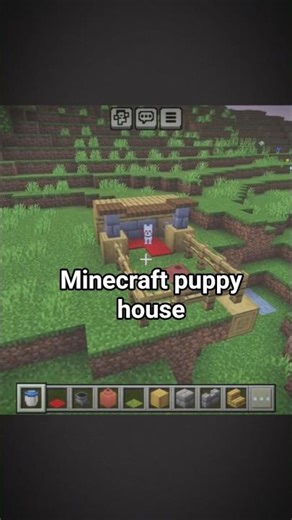 Minecraft insane puppy (wolf) house #robustdev #minecraft