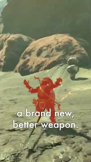 Turn your RUSTY weapons to GOOD in Breath of the Wild! #shorts