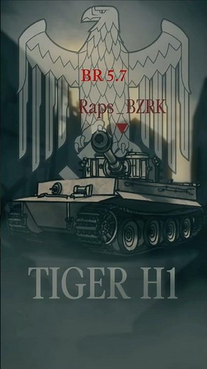 The beast of 5.7 BR #drawingbug #warthunder #flipaclip #tiger1 #babythunder #capcut