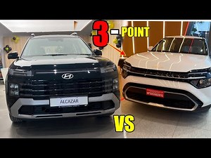kia carens vs hyundai alcazar 2025||best mileage car petrol 2024
