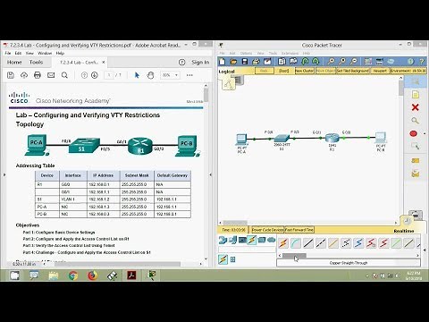 7.2.3.4 Lab - Configuring and Verifying VTY Restrictions