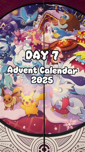Pokémon Christmas advent calendar 2025 day 7! What did you get today? #pokemon #adventcalendar #pokemontcg #fyp