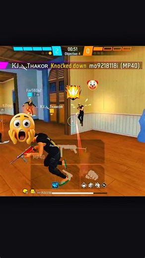 IMPOSSIBLE 1vs4 Clutch with MP40! 🔥👽#freefire