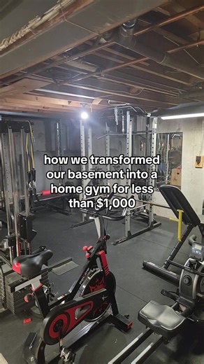 Transforming a Basement into a Home Gym for $1,000
