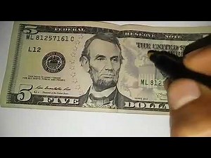 Lapiz Marcador Detector Billetes Falsos Banknote