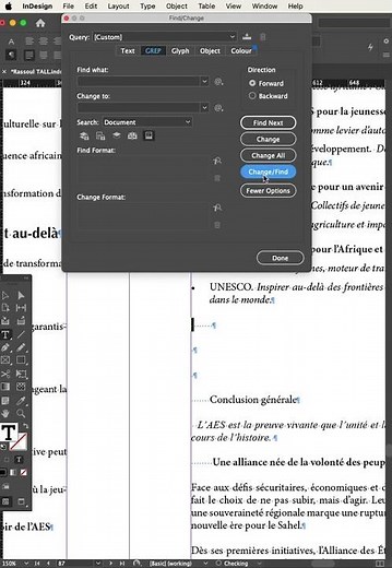 InDesign GREP Tutorial: Remove Extra Spaces at the Beginning of Paragraphs