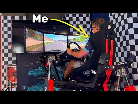 I tried a $2,000 FULL MOTION Racing Simulator! (Holiday Vlog)