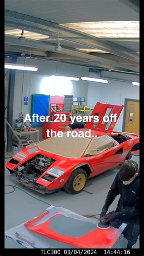 1987 Lamborghini Countach road ready again after a 2 year recommission