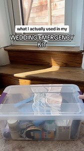 337K views · 2.7K reactions | Anything else you would add to your wedding day emergency kit?  Credit to @marinakatherinecreative #wedding #weddinginspiration #weddingday #weddingtips #bridetobe #groomtobe #2024wedding #weddingemergencykit #weddingreels | Nearlywed | Facebook