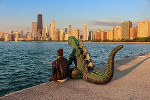 Artist Photoshops Plastic Toy Godzilla Figurine Into Real World Situations During His Travels