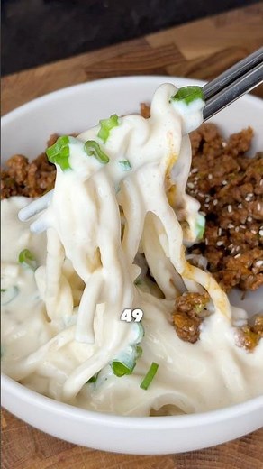 Creamy Gochujang Beef Udon