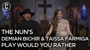 Watch Perri sit down with #TheNunMovie's Demian Bichir and Taissa Farmiga for a round of Would You Rather --> http://bit.ly/2wJIDtH | Collider.com