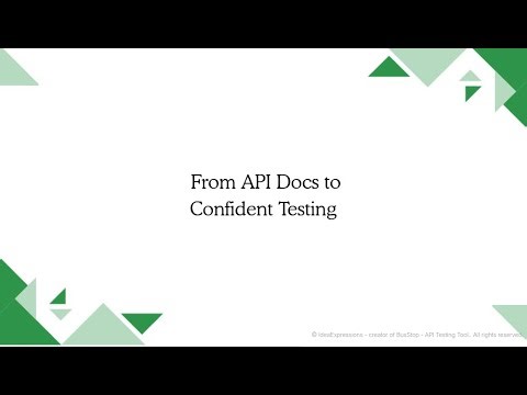 From API Docs to API Testing