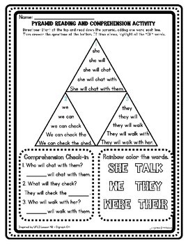 Lesson 48 CH Digraph Reading & Fluency Activities | SoR | UFLI-Inspired