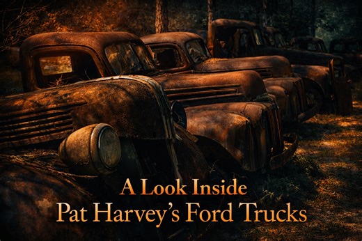 A look inside Pat Harvey’s Ford truck collection