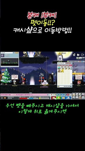 ■ Maple Planet ! Thunder Cold! Transferring pets between Main and Sub characters!! Using the Cash...