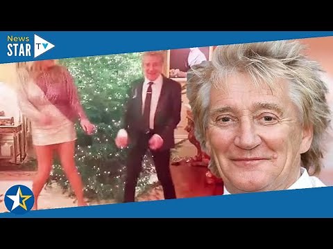 Rod Stewart and wife Penny Lancaster cause a stir dancing to his own song ‘Still got it’