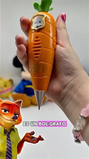 Probando el Zootropolis Carrot Recorder Pen 🥕 El bolígrafo grabador de Judy Hopps #unboxing