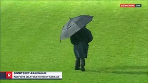 An update from trackside after heavy rainfall has caused an indefinite delay at Pakenham 👀 | Racing.com