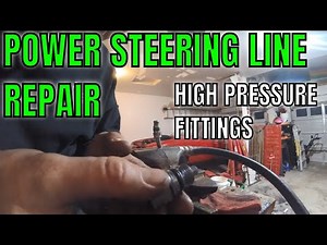 High Pressure Power Steering Line Repair