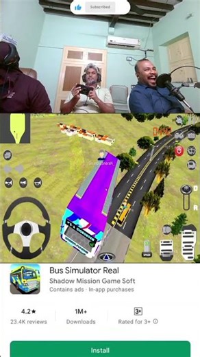 மண்டை உடைச்சுருவேன் | Bus Simulator Real | Race & Fun Gameplay #tamilgaming #bussimulator #funny