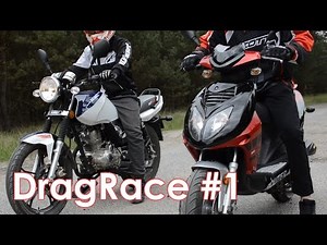 Romet ZetKa 50 vs Router Sport 50s DragRace#1 MotoThorn