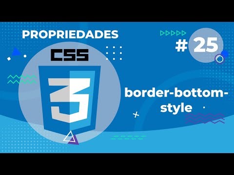 Border-Bottom-Style, Propriedade CSS 3
