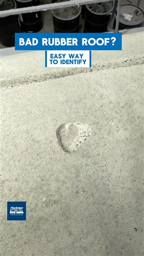 There was a time that the RV industry installed some bad EPDM rubber roofs. The product was bad at the factory level. Of course, the industry never really told anyone. Surprise, surprise. If you have one of these roofs, your roof is more suspectable to tears and failure. The only correct way to fix them is to replace them. Covering over a bad chemical reaction with other products won't fix the underlying issue. FlexArmor rv roofs remove the bad membrane and apply FlexArmor to directly to your de