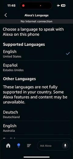 Alexa No Internet Connection