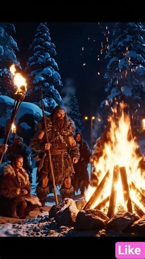 Ice Age Night Survival | Fire Protects Early Humans from Predators