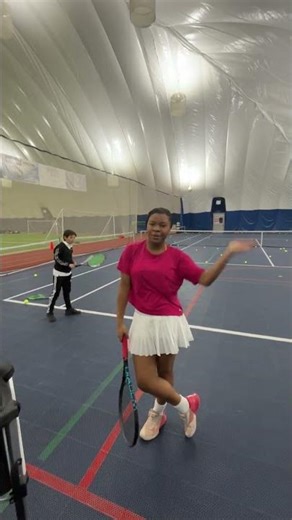 She fixed the Toss (Too far left)