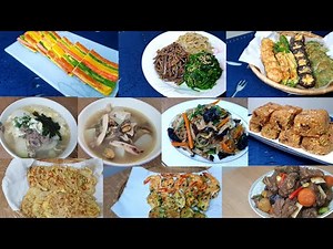 [명절음식] 설날음식 추천 BEST 10 | 이 영상 하나면 명절음식 준비끝 | 삼색전, 삼색나물, 모둠전, 떡국, 탕국, 새우전, 돼지고기육전, 약밥, 잡채, 소갈비찜