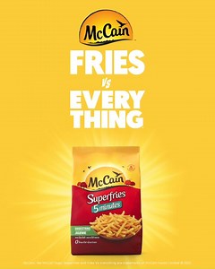 MCCAIN Superfries. Crispy. Golden. Delicious. Fries VS Everything. | McCain Foods (Canada)