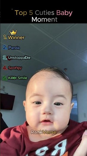 Ranking Cuties Baby of all 😊 #shorts #usa