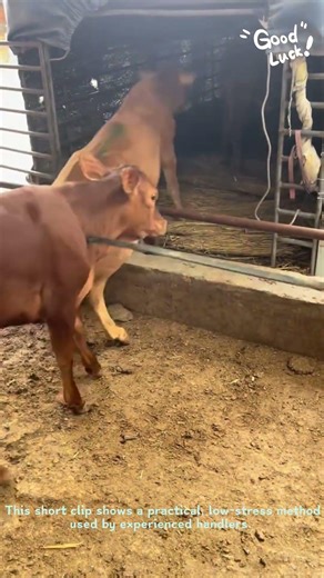 How to Load a Calf into a Truck!