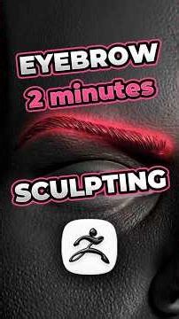 Sculpting eyebrow using ZBrush #zbrushlesson #3dface #howtosculpt #brows #arttips