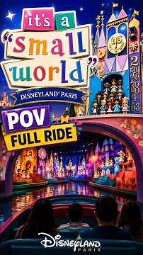 POV| It's a small world ride | Disneyland Paris #disneylandparis #disneyparks